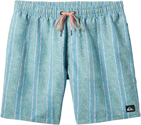 Quiksilver Mens Remade Mix Volley 17nb Elastic Waist Volley Swim Trunk in Saudi Arabia