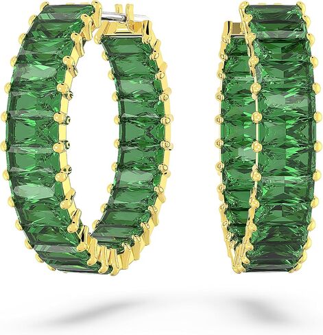 Pendientes Swarovski de aro Matrix 5658651 verdes in Saudi Arabia