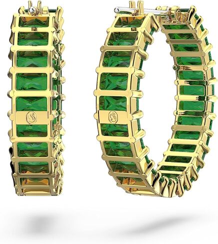 Pendientes Swarovski de aro Matrix 5658651 verdes in Saudi Arabia