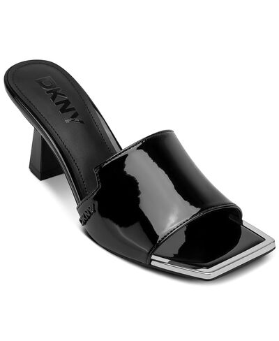DKNY Women's Kailyn Square Toe Heeled Sandal Mules in Saudi Arabia