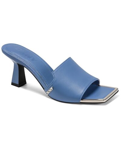DKNY Women's Kailyn Square Toe Heeled Sandal Mules in Saudi Arabia
