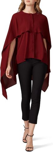 Rent The Runway Pre-Loved Red Cape Top in Saudi Arabia