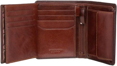 New Gents High End Visconti Atelier Burnished Leather Wallet RFID Blocking (Burnish Tan Hector AT-62) in Saudi Arabia