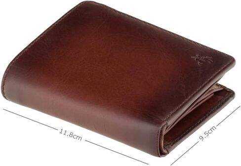 New Gents High End Visconti Atelier Burnished Leather Wallet RFID Blocking (Burnish Tan Hector AT-62) in Saudi Arabia