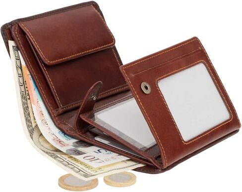 New Gents High End Visconti Atelier Burnished Leather Wallet RFID Blocking (Burnish Tan Hector AT-62) in Saudi Arabia