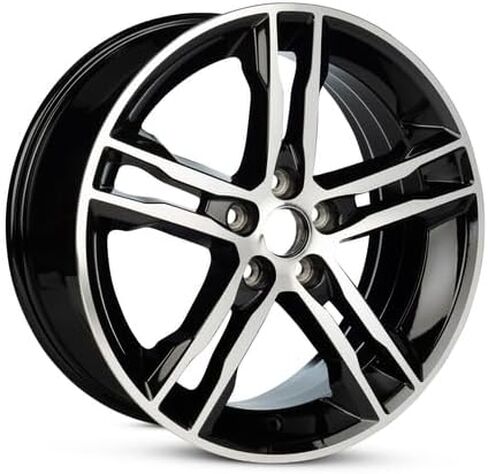 عجلة ألومنيوم بديلة جديدة مقاس 18x8 بوصة OEM لـ 2015-2018 Ford Focus 5-108mm أسود 18 بوصة حافة FM5Z1007D in Kuwait
