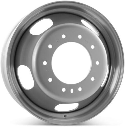 عجلة فولاذية بديلة مباشرة مقاس 19.5x6 بوصة OEM لسيارة دودج رام 5500 2005-2022 10-225 ملم فضية 19.5 بوصة حافة 50341015-DA in Saudi Arabia