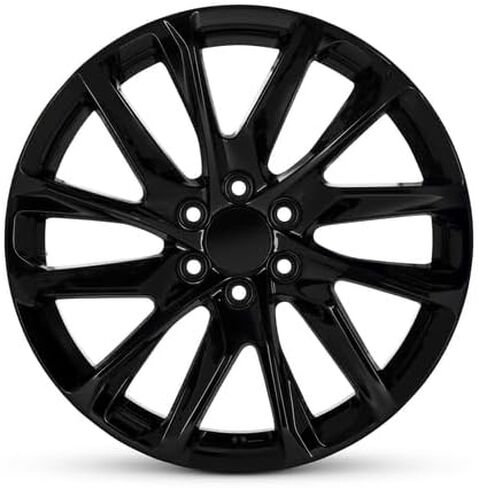 New 22x9 inch OEM Direct Replacement Aluminum Wheel for 2021-2023 Cadillac Escalade 6-139.7mm Gloss Black 22 in Rim 84586634 in Saudi Arabia