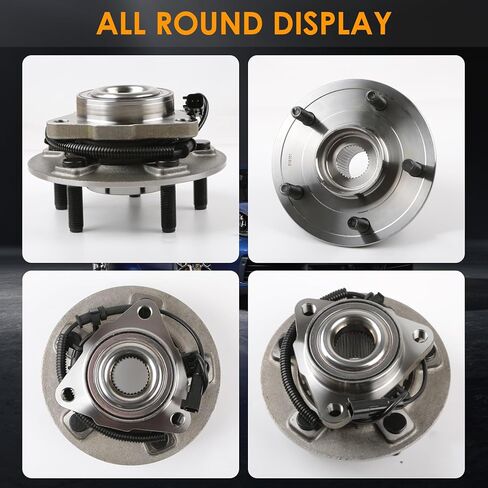 515151 Front Wheel Hub and Bearing Assembly Compatible with 2012-2018 Dodge Ram 1500, 2019 Dodge Ram 1500, 5 Lugs W/ABS (1) in Kuwait