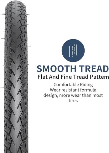 YUNSCM 2-PCS 700C Bike Tires 700X40C/42-622 60TPI and 700C Bike Tubes Schrader Valve with 2 Rim Strips Compatible with 700 X 38-42C Bike Bicycle Tires and Tubes (W-3109) in Saudi Arabia