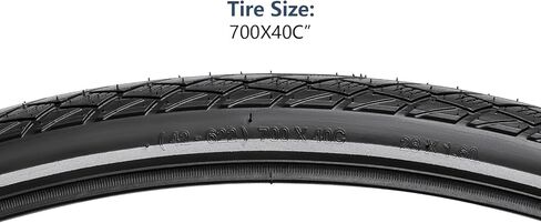 YUNSCM 2-PCS 700C Bike Tires 700X40C/42-622 60TPI and 700C Bike Tubes Schrader Valve with 2 Rim Strips Compatible with 700 X 38-42C Bike Bicycle Tires and Tubes (W-3109) in Saudi Arabia