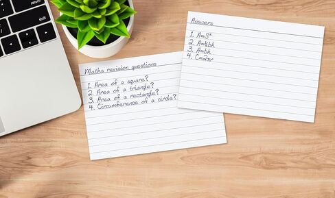 4.1 × 5.8 (A6) حزمة من 100 بطاقة فلاش، لوح سميك للغاية 300 جرام في المتر المربع، تغليف بدون بلاستيك in Kuwait