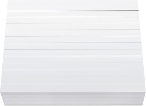 4.1 × 5.8 (A6) حزمة من 100 بطاقة فلاش، لوح سميك للغاية 300 جرام في المتر المربع، تغليف بدون بلاستيك in Kuwait