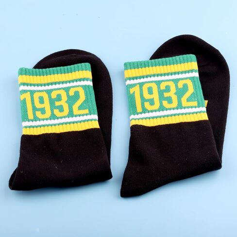 PWHAOO Yellow and Green Socks Sorority Graduation Gift Nursing Socks Sorority Gift in Saudi Arabia