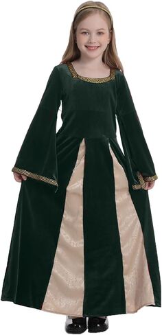 LMYOVE Medieval Princess Costume for Girls Renaissance Faire Dress Up Halloween Cosplay in Saudi Arabia