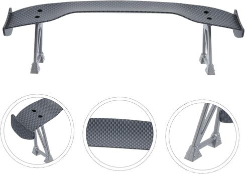 Sosoport Scale Car Spoiler Tail Wing Lightweight Carbon Fiber Drift Car Accessory for Enhanced Performance Easy Installation and Design in Kuwait
