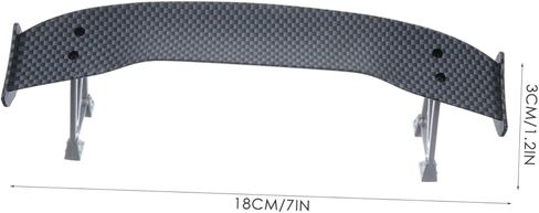 Sosoport Scale Car Spoiler Tail Wing Lightweight Carbon Fiber Drift Car Accessory for Enhanced Performance Easy Installation and Design in Kuwait