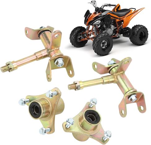 محور عجلة قرص الفرامل الأمامي من Keenso، مجموعة عمود دوران مفصل دعامة التوجيه متوافقة مع ATV، Go Karts، UTV، Quads in Saudi Arabia