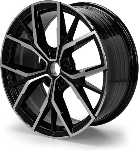 New 19 inch Alloy Wheel Rim Replacement Compatible with 530i 530e 540i M550i 2019-2023, 19 inch x 8 inch Wheel Rim replacement |Black| OEM Quality Directly Replaced| in Saudi Arabia