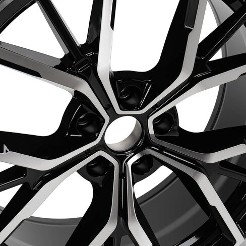 New 19 inch Alloy Wheel Rim Replacement Compatible with 530i 530e 540i M550i 2019-2023, 19 inch x 8 inch Wheel Rim replacement |Black| OEM Quality Directly Replaced| in Saudi Arabia