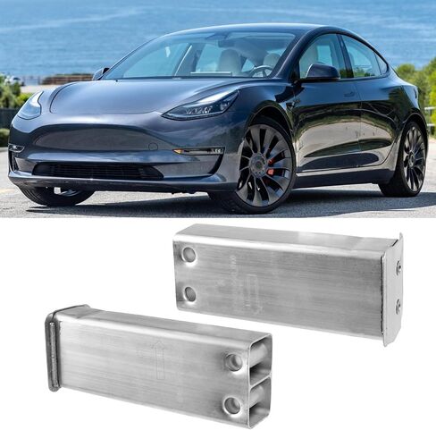 Jaronx Compatible with Tesla Reinforcement Bar Rail Extension Bracket Crush Can Replacement for Model 3 2017-2025/Model Y 2020-2024 1109193-00-C, Left and Right Front Lower Subframe Crush Can in Saudi Arabia