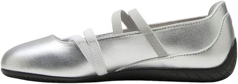 PUMA Kids Girls Speedcat Ballet Metallic Slip On Sneakers Shoes Casual - Silver in Saudi Arabia