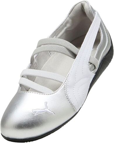 PUMA Kids Girls Speedcat Ballet Metallic Slip On Sneakers Shoes Casual - Silver in Saudi Arabia