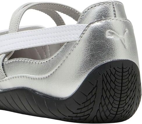 PUMA Kids Girls Speedcat Ballet Metallic Slip On Sneakers Shoes Casual - Silver in Saudi Arabia