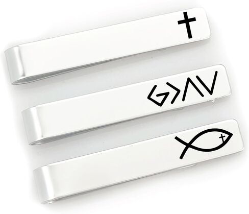 Golf Tie Clip Set of 3 – Golf Ball, Tee & Flag Design – Stainless Steel Silver Tie Bars for Men – Golfer Gift, Golf Dad, Coach, Groomsmen, Retirement or Father’s Day Suit Accessories FBA-GOLF-3-TIE in Saudi Arabia