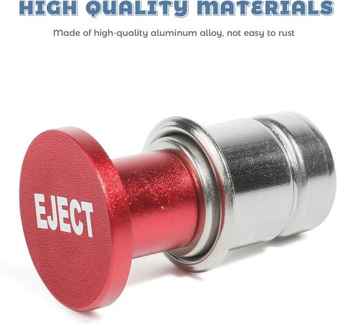 Car Cigarette Lighter,Car Accessories Aluminum Dustproof Cigarette Lighter Plug,12V Button Decorations Plug Replacement Cover,Fit for Vehicles with Standard 12 Volt Power Source (Eject) in Saudi Arabia