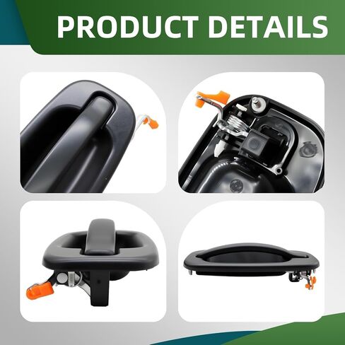 Exterior Door Handles Set Compatible with 2000-2007 Silverado Sierra Escalade Avalanche Suburban Tahoe Yukon 4 Set 15034985 15034986 15721571 15721572 Left Driver & Right Passenger in Saudi Arabia