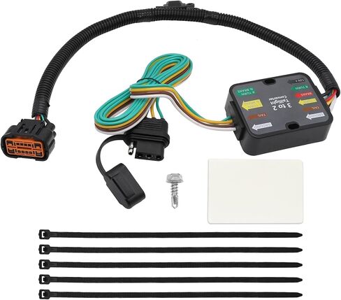4 Way Trailer Wiring Harness 56420 Compatible with 2019-2023 Hyundai Santa Fe for 2020-2022 Palisade for 2022-2024 Hyundai Santa Cruz for 2022-2023 Tucson for 2020-2022 Kia Telluride in Saudi Arabia