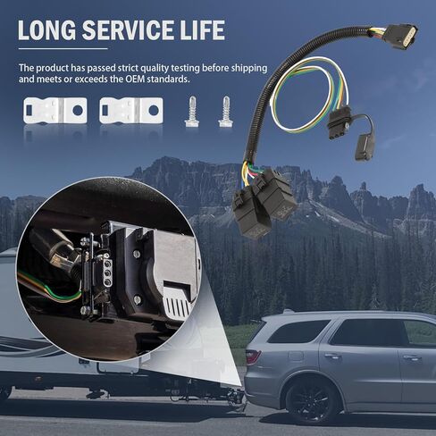مجموعة أدوات تسخير الأسلاك للمقطورة ذات 4 دبابيس تناسب Equinox 2018-2024، Terrain 2018-2024 استبدال مرحل الموصل 56429 in Saudi Arabia