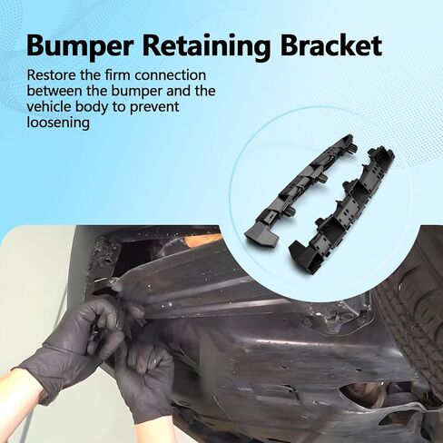 Front Left and Right Bumper Retaining Bracket Set Compatible with Impreza 2012 2013 2014 2015 2016 Replaces 57707FJ020 57707FJ030 in Saudi Arabia