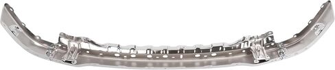شريط وجه المصد الأمامي من KUAFU متوافق مع 2001-2004 Toyota Tacoma Bumper Cover Impact Bar بديل لـ 52101AD030 TO1002174 كروم فضي in Kuwait