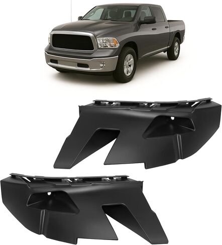 KUAFU Pair Front Bumper Bracket Compatible with 2013-2024 Dodge Ram 1500 Classic Replacement for CH1042121 CH1043121 68104945AE 68104944AD Primer Matte Black Left & Right in Saudi Arabia