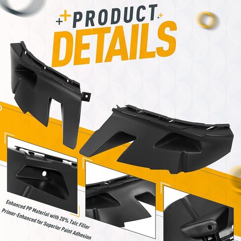 KUAFU Pair Front Bumper Bracket Compatible with 2013-2024 Dodge Ram 1500 Classic Replacement for CH1042121 CH1043121 68104945AE 68104944AD Primer Matte Black Left & Right in Saudi Arabia