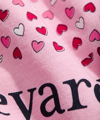 Vineyard Vines Girls' Girls' Hearts and Whales Icon Whale Fill Long-Sleeve Pocket Tee in Saudi Arabia