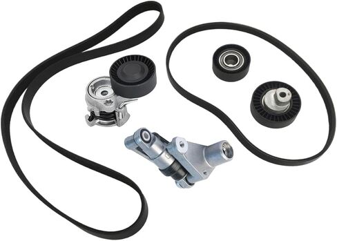 Belt Tensioner Kit for BMW 325Ci 2003-2006 325i 2003-2005 325xi 2003-2005 330Ci 2003-2006 330i 2003-2005 330xi 2003-2005 525i 2003 530i 2003 X3 2004-2006 X5 2003-2006 in Saudi Arabia