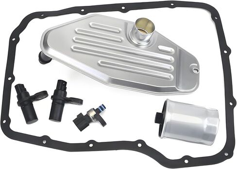 45RFE 545RFE 68RFE 6 قطع مستشعرات نقل مع مجموعة حشية فلتر 4WD متوافقة مع Do-dge Dura-ngo Ram Je-ep Gra-nd Cher-okee 4WD 4X4 99-UP in Saudi Arabia