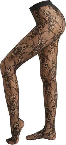 CALZEDONIA Woman's Floral Lace Tights in Saudi Arabia
