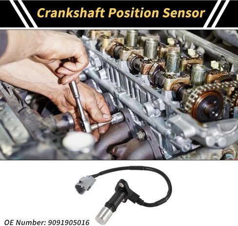 1 Pc Crankshaft Position Sensor for Toyota Tacoma 1995-2004 for Toyota 4Runner 1996-2000 Crank CKP Sensor Sturdy Metal Plastic Engine Black in Saudi Arabia