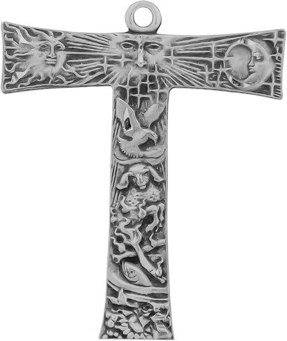 Good Shepherd Creations Prayer of Saint Francis Pewter Cross Pendant in Saudi Arabia