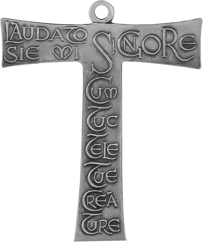 Good Shepherd Creations Prayer of Saint Francis Pewter Cross Pendant in Saudi Arabia