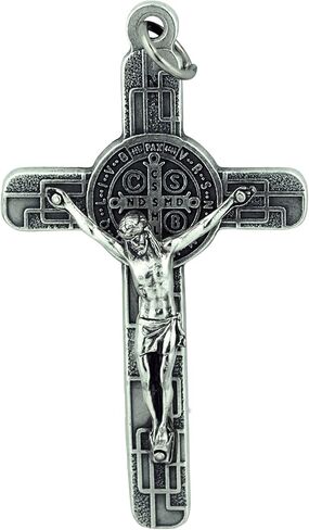 Venerare Saint Benedict Cross Pendant with Cord for Neck Wear in Saudi Arabia