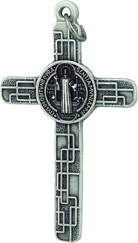 Venerare Saint Benedict Cross Pendant with Cord for Neck Wear in Saudi Arabia