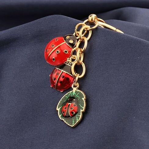 سلسلة مفاتيح BLEOUK Ladybug سحر الحظ السعيد هدية ملهمة للصداقة الخنفساء لمحبي المجوهرات in Saudi Arabia