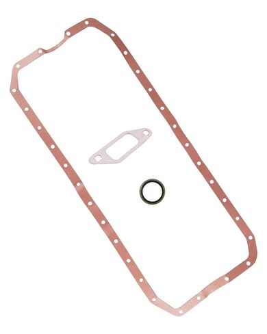 Engine Oil Pan Gasket Set Fit for Dodge Ram Cummins 5.9L 6.7L ISB QSB 24V 2500 3500 2003-2009 Replace 3958165 5086854AA in Kuwait