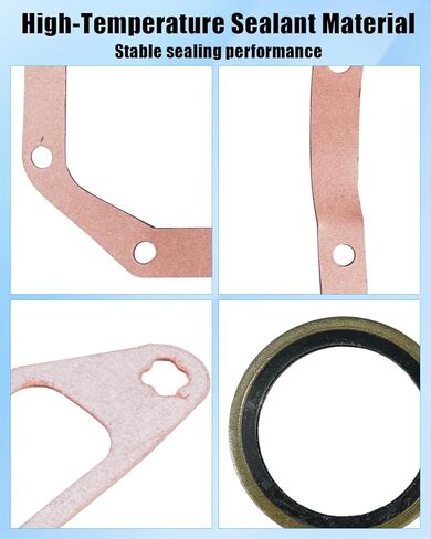 Engine Oil Pan Gasket Set Fit for Dodge Ram Cummins 5.9L 6.7L ISB QSB 24V 2500 3500 2003-2009 Replace 3958165 5086854AA in Kuwait