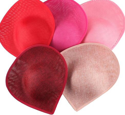 Teardrop Sinamay Hat Base Sinamay Saucer Upturned Brim Hat Base Fascinator Base Saucer Millinery Base Sinamay in Saudi Arabia